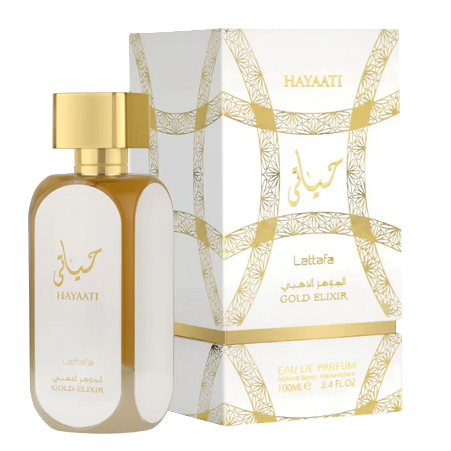 Hayaati Gold Elixir Long Lasting Unisex Eau De Parfum 3.4 Ounces (100ml)